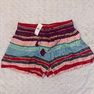 Ann Taylor LOFT Multicolor Striped Women Shorts- New with Tags!